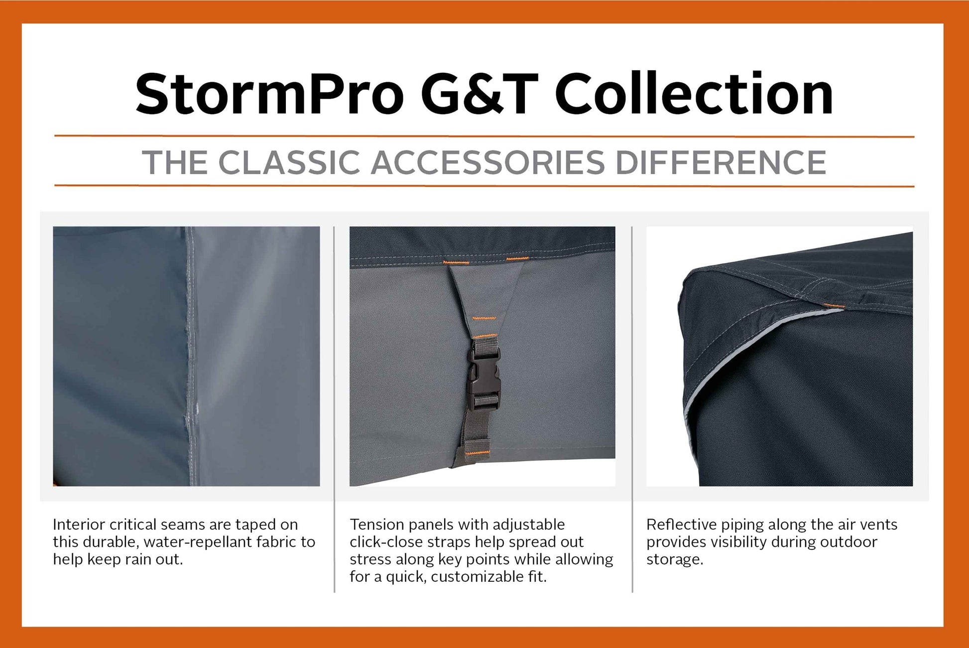 Classic Accessories StormPro™ RainProof Heavy-Duty Compact Utility Tractor Cover