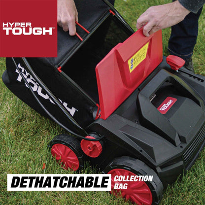 Hyper Tough 15" 13Amp Corded Electric Push Dethatcher/Scarifier Walk-Behind Lawn Mower