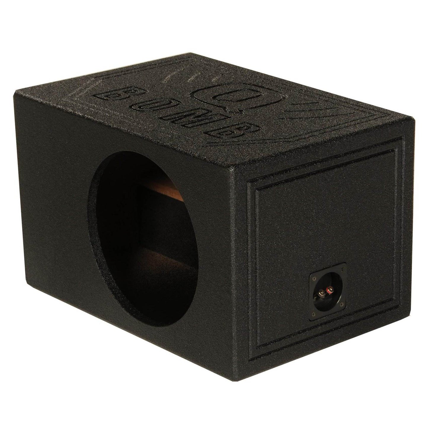 QPower QBOMB8VL Single 8 Inch Vented Ported Car Subwoofer Sub Box Enclosure - Find Fresh Goods