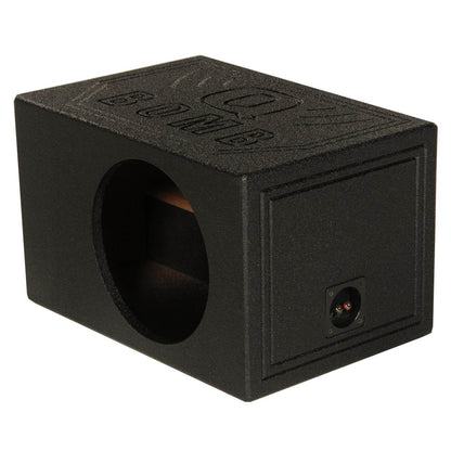 QPower QBOMB8VL Single 8 Inch Vented Ported Car Subwoofer Sub Box Enclosure - Find Fresh Goods
