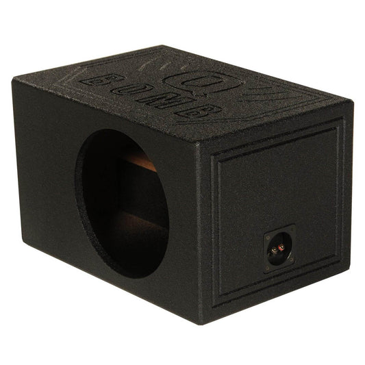 QPower QBOMB8VL Single 8 Inch Vented Ported Car Subwoofer Sub Box Enclosure - Find Fresh Goods