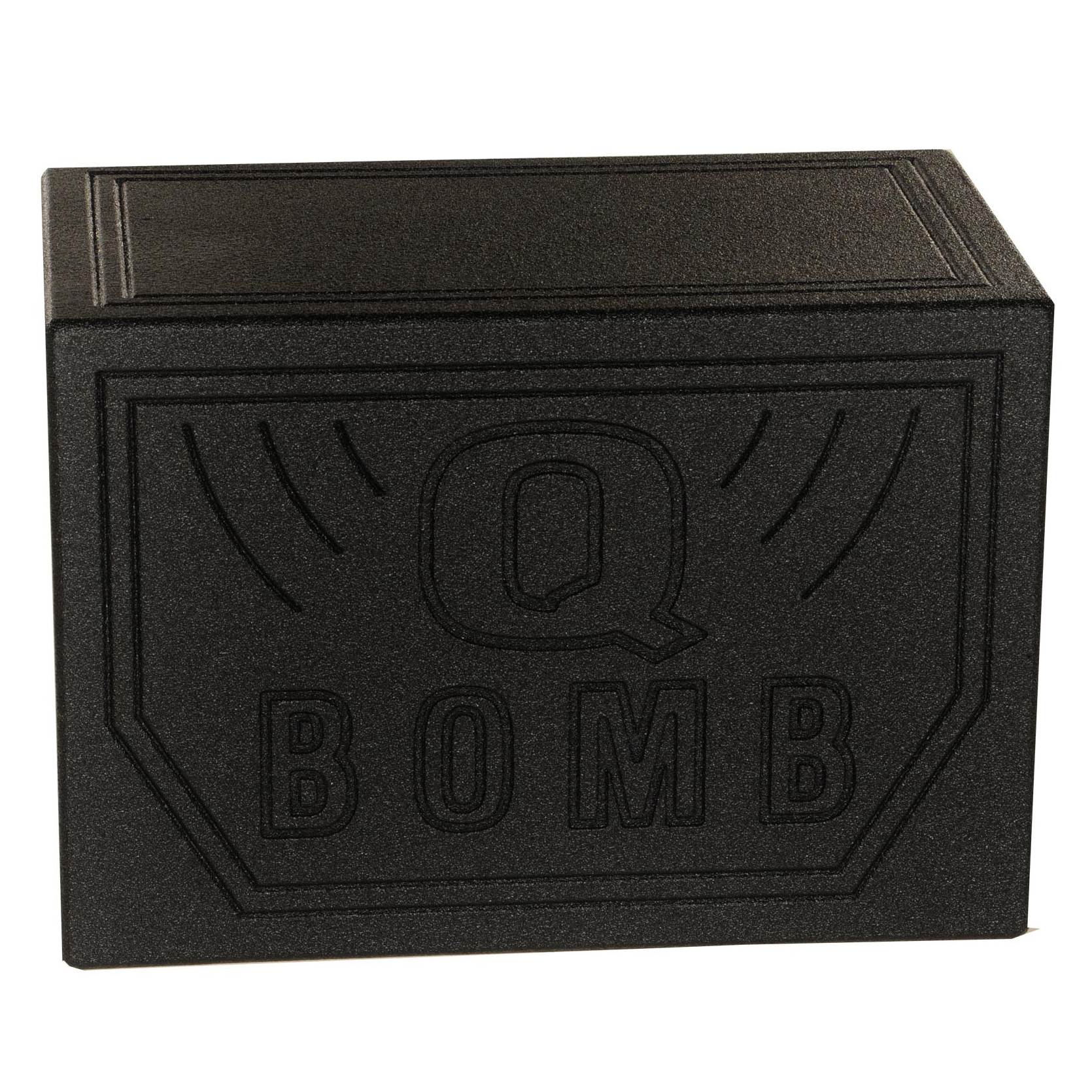 QPower QBOMB8VL Single 8 Inch Vented Ported Car Subwoofer Sub Box Enclosure - Find Fresh Goods