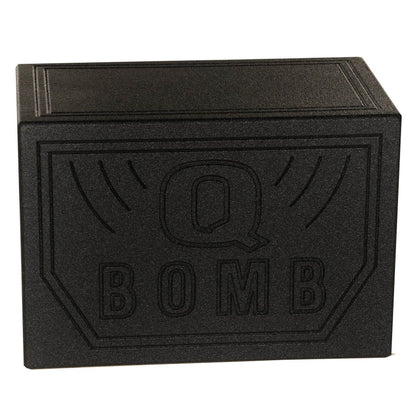 QPower QBOMB8VL Single 8 Inch Vented Ported Car Subwoofer Sub Box Enclosure - Find Fresh Goods