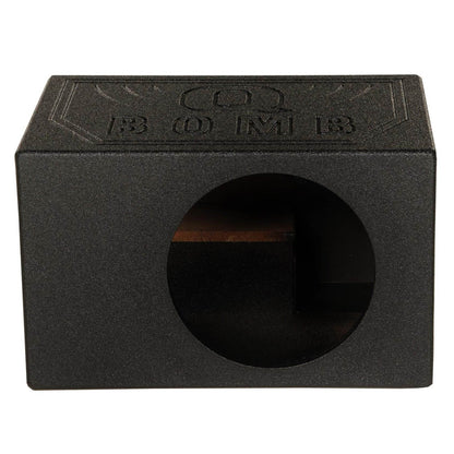QPower QBOMB8VL Single 8 Inch Vented Ported Car Subwoofer Sub Box Enclosure - Find Fresh Goods