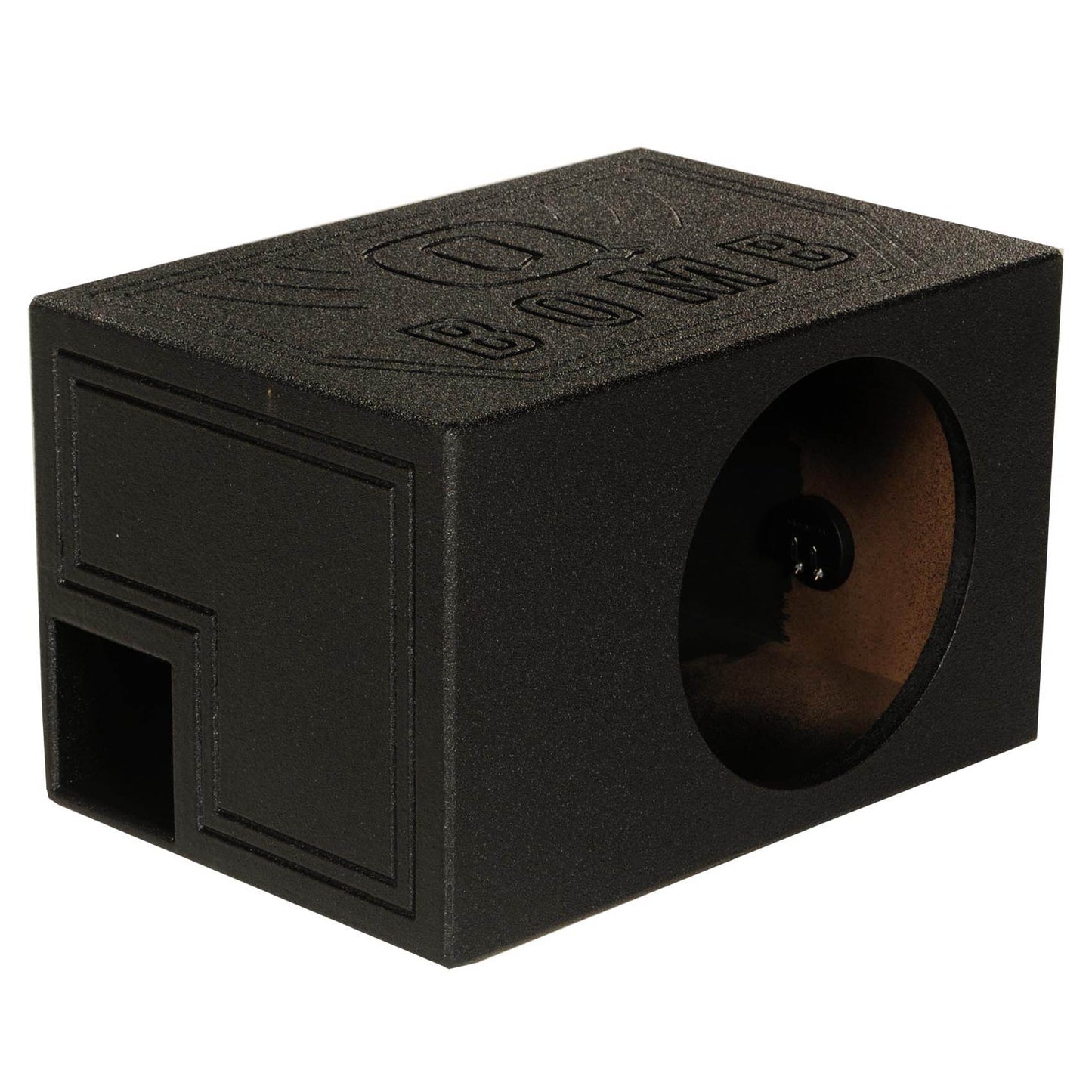 QPower QBOMB8VL Single 8 Inch Vented Ported Car Subwoofer Sub Box Enclosure - Find Fresh Goods