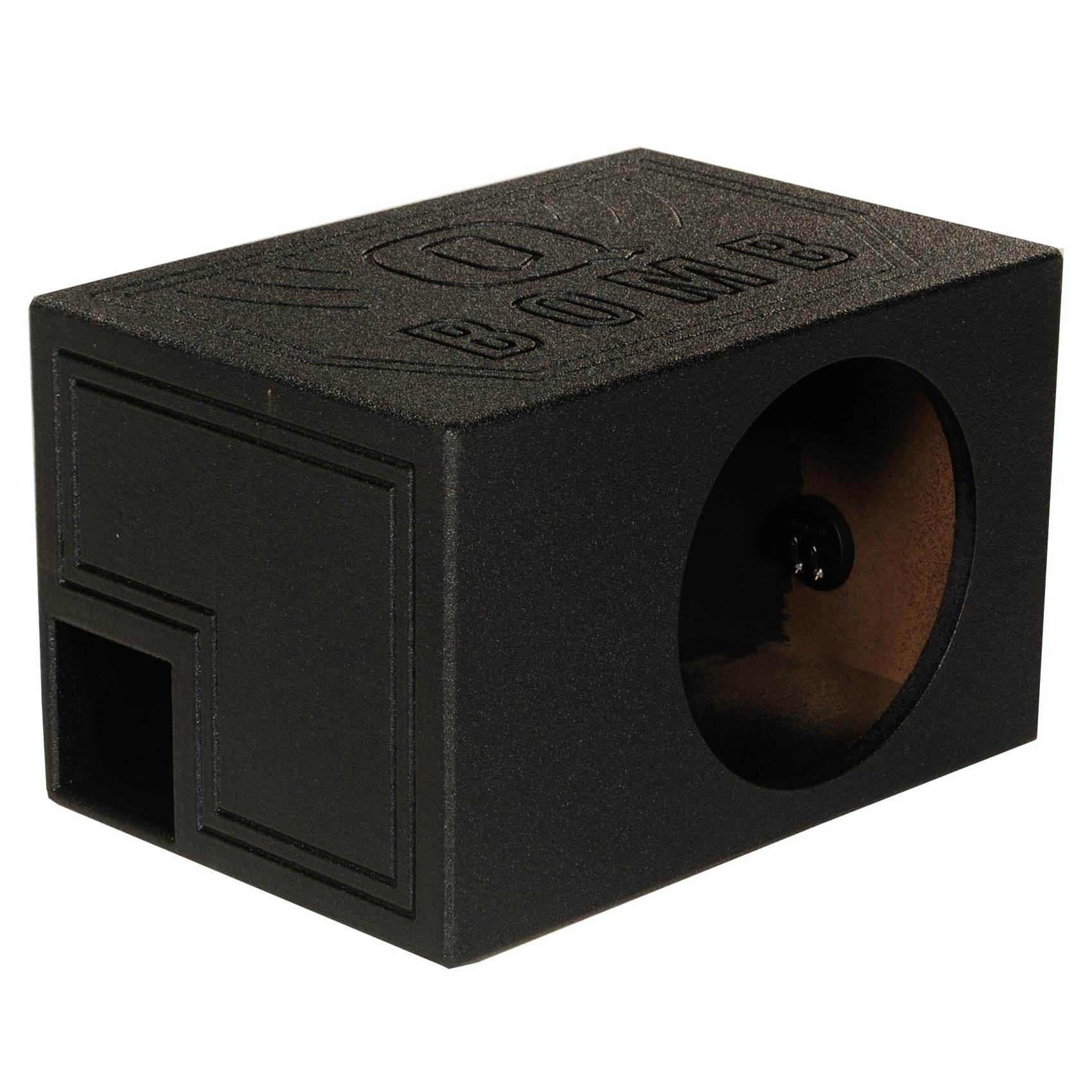 QPower QBOMB8VL Single 8 Inch Vented Ported Car Subwoofer Sub Box Enclosure - Find Fresh Goods