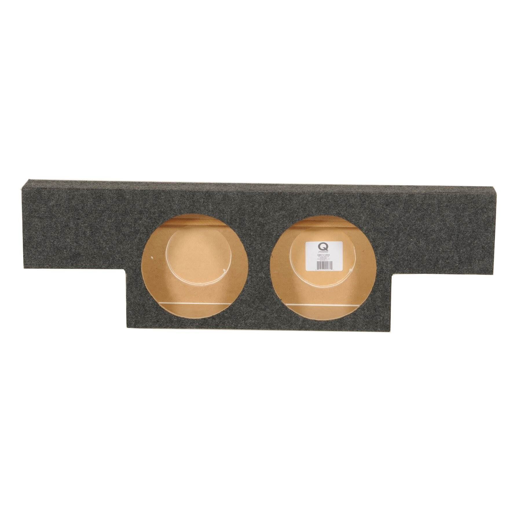 QPower Non HD Crew Cab Behind Seat Dual 10" Subwoofer Box - Find Fresh Goods