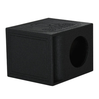 QPower QBomb QBOMB12HP Single 12" Vented Port Subwoofer Box w/ Bedliner Spray - Find Fresh Goods