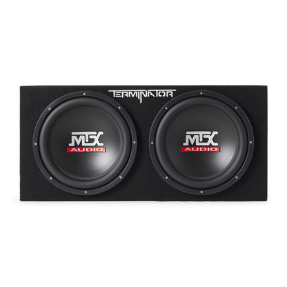 MTX TNP212D2 12" 1200W Dual Loaded Car Subwoofer Audio w/ Sub Box and Amplifier - Find Fresh Goods