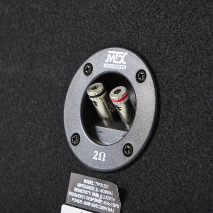 MTX TNP212D2 12" 1200W Dual Loaded Car Subwoofer Audio w/ Sub Box and Amplifier - Find Fresh Goods