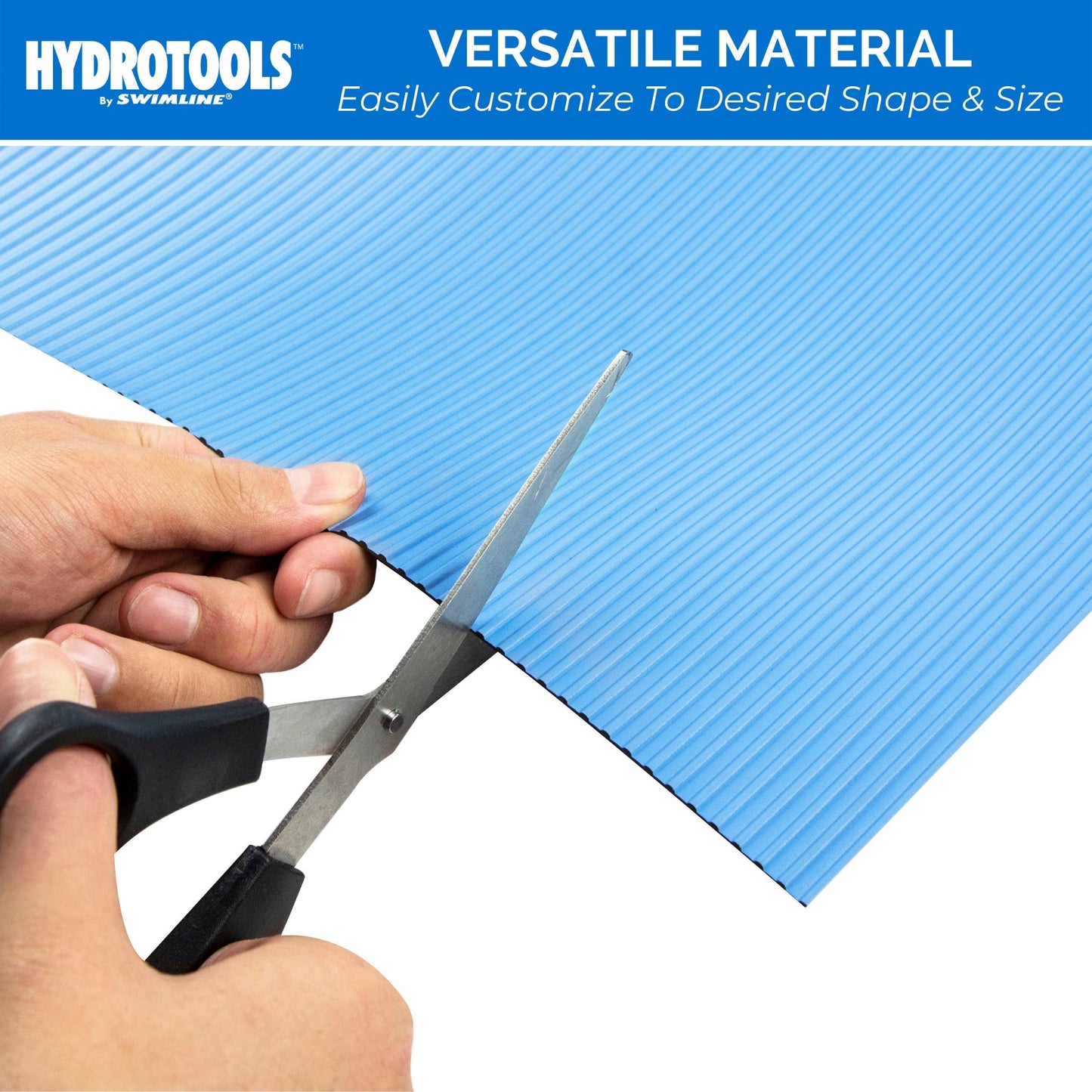 Swimline HydroTools 87951 9" x 24" Small Protective Vinyl Pool Ladder Mat, Blue