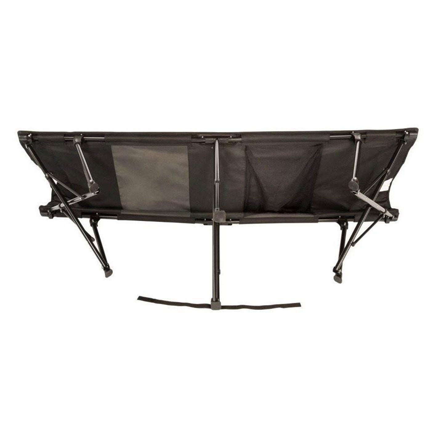 Kamp-Rite Standard Kwik Cot Quick Setup 1 Person Sleeping Bed w/Carry Bag, Black