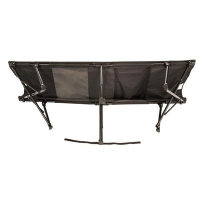 Kamp-Rite Standard Kwik Cot Quick Setup 1 Person Sleeping Bed w/Carry Bag, Black