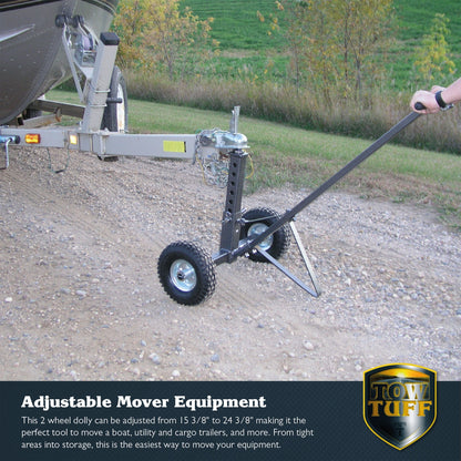 Tow Tuff TMD-600AFF Adjustable Solid Steel 600 Pound Capacity Trailer Dolly - Find Fresh Goods