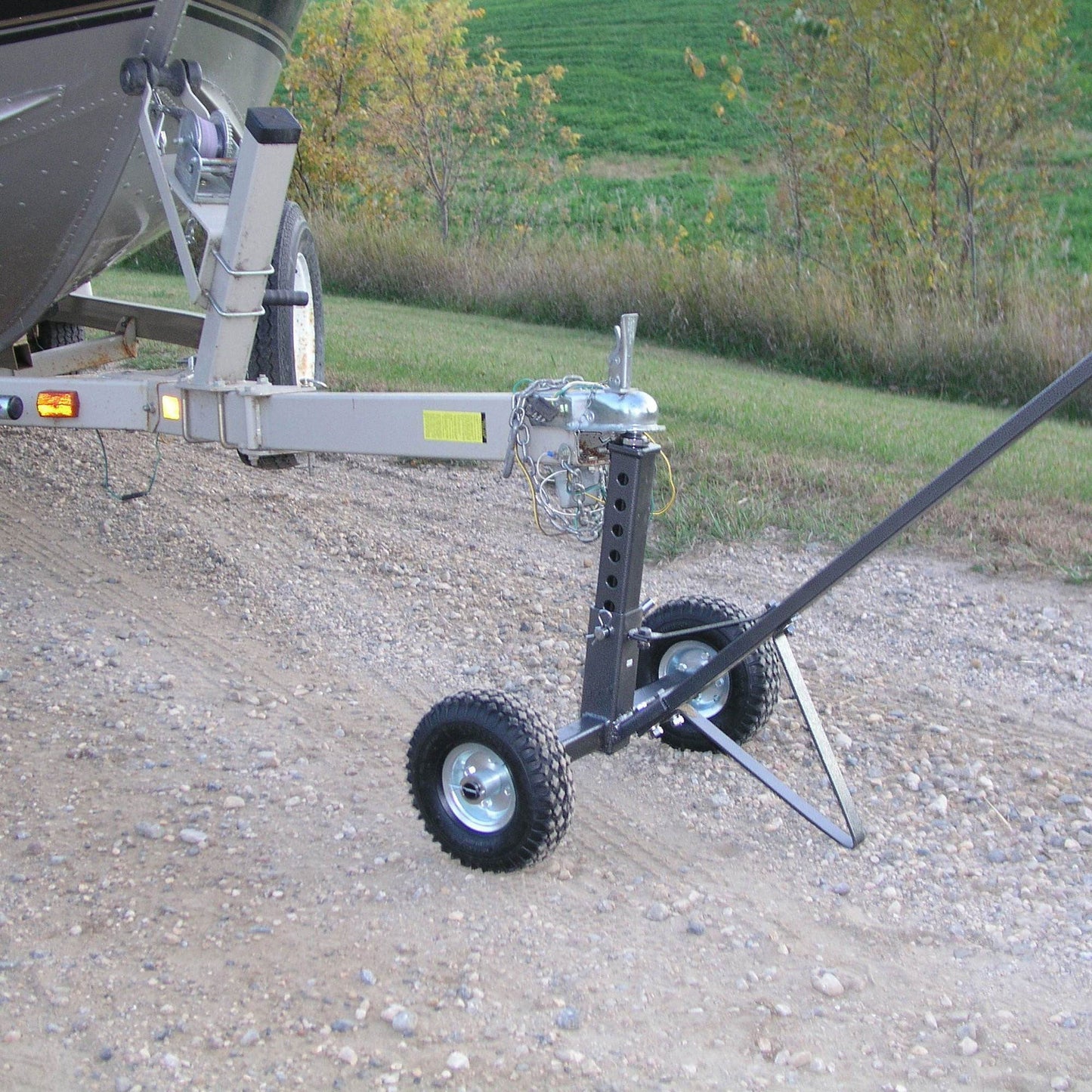 Tow Tuff TMD-600AFF Adjustable Solid Steel 600 Pound Capacity Trailer Dolly - Find Fresh Goods
