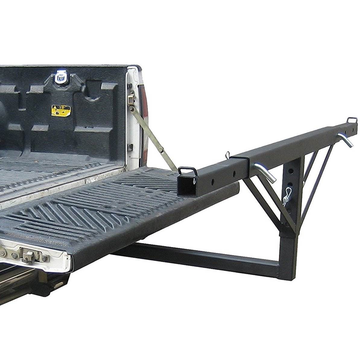 Tow Tuff Adjustable Steel Truck Bed Extender for Class III & Class IV Receivers - Find Fresh Goods