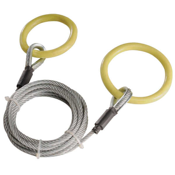 Timber Tuff TMW-38 ATV and UTV Heavy Duty Log Lumber Choker Cable with Tow Rings