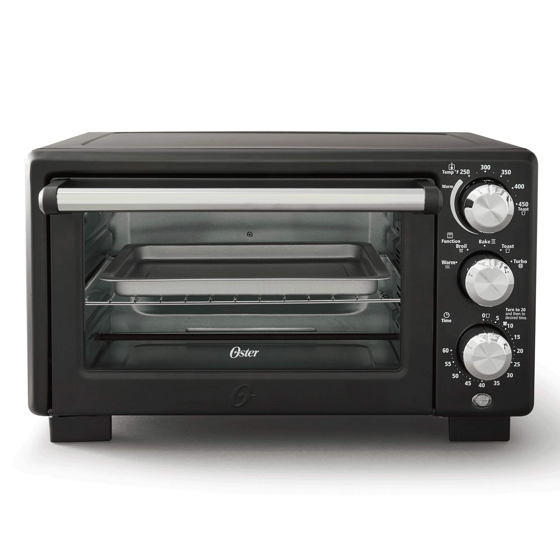 Oster® Convection 4-Slice Toaster Oven, Matte Black, Convection Oven and Countertop Oven