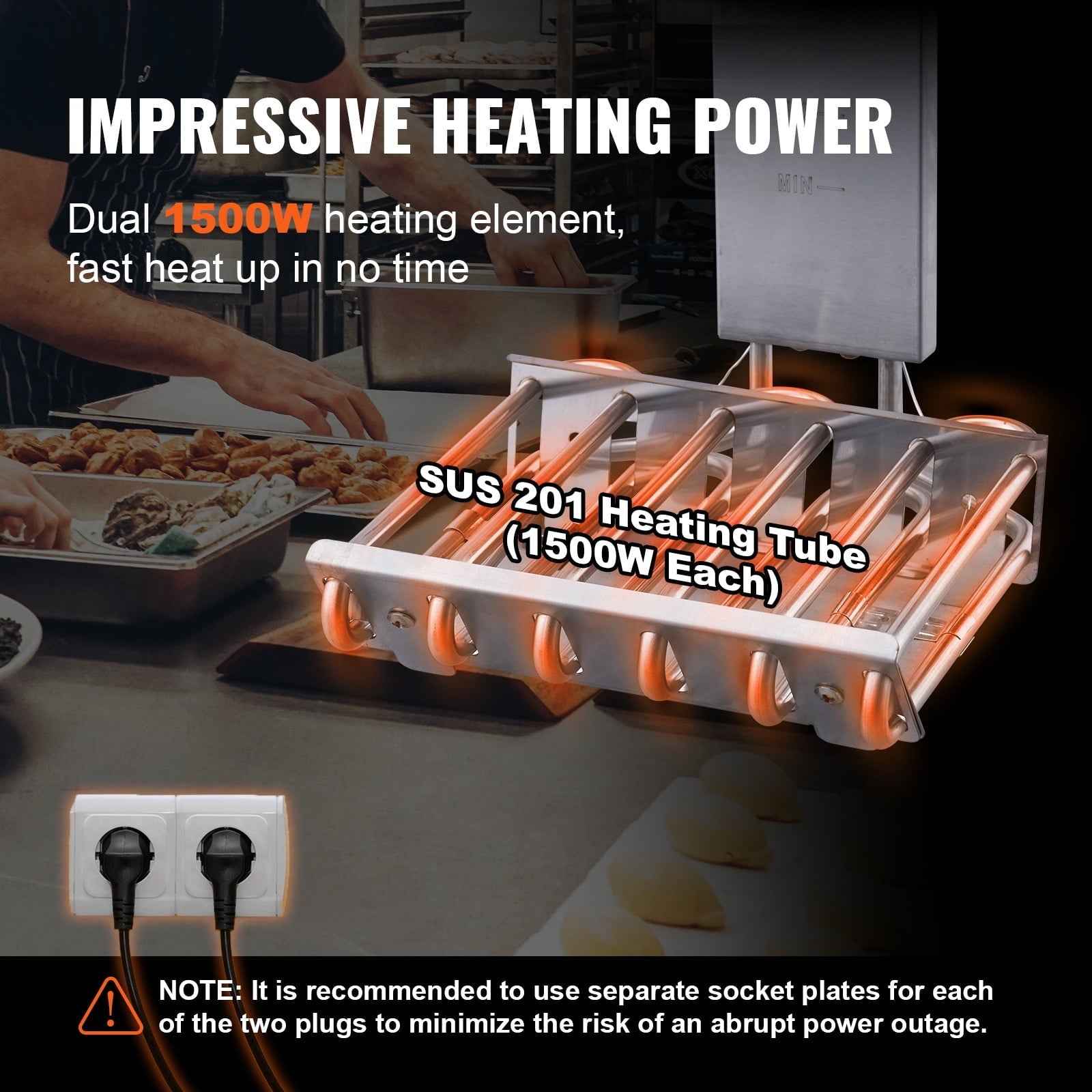 KFFKFF Industrial Dual Chamber Fryer, 3000W Electric Tabletop Cooking Unit with Basket, 2 x 11.6Qt/11L Twin Stainless Steel Oil Fryer with Oil Purification, Adjustable Time & Temperature