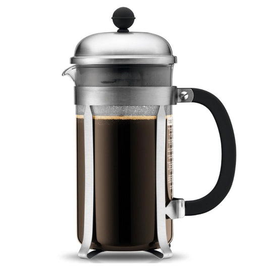 Bodum Chambord French Press Coffee Maker – 8 Cup – Chrome