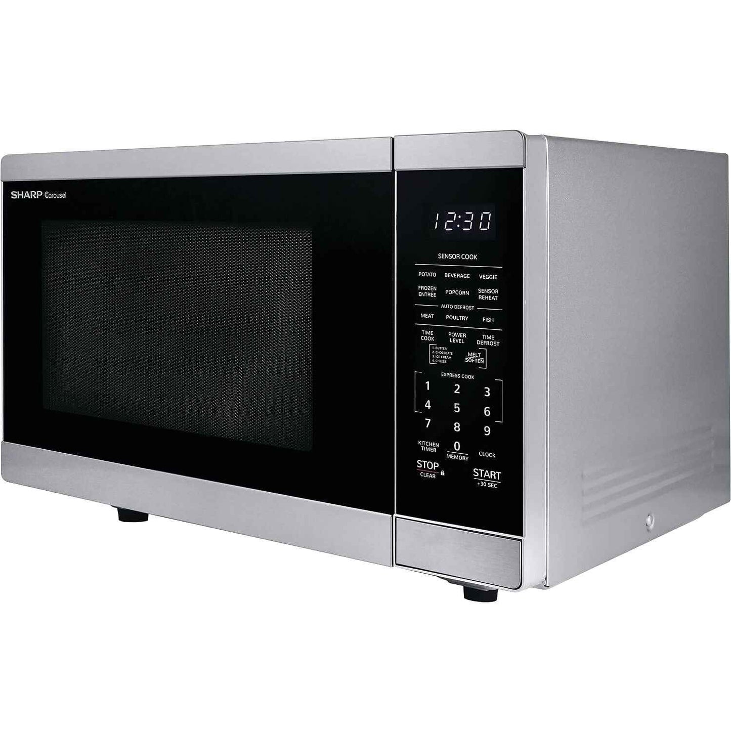 Sharp 1.4 cu ft Countertop Microwave Ovens in Stainless Steel