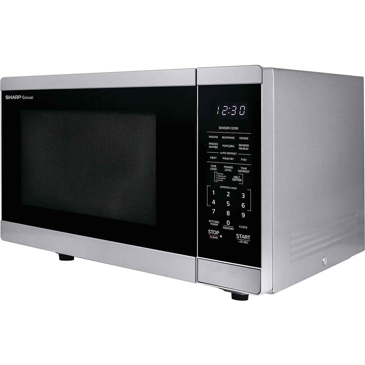 Sharp 1.4 cu ft Countertop Microwave Ovens in Stainless Steel