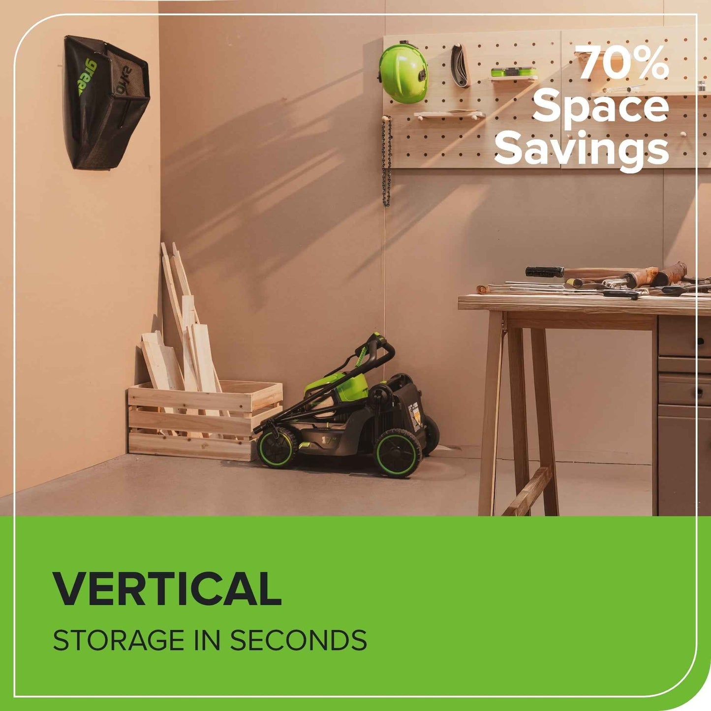 Greenworks 60V 17" Cordless Battery Push Lawn Mower w/ 4.0Ah Battery & Charger