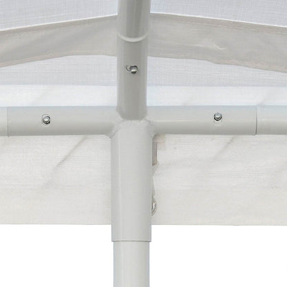 Caravan Canopy Domain 10 x 20 Foot Straight Leg Instant Canopy Tent Set, White