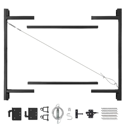 Adjust-A-Gate Steel Frame Gate Building Kit, 36"-60" Wide Opening Up To 5' High