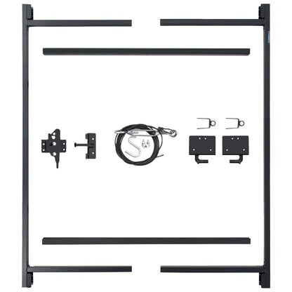 Adjust-A-Gate Steel Frame Gate Building Kit, 60"- 96" Wide Opening Up To 5' High