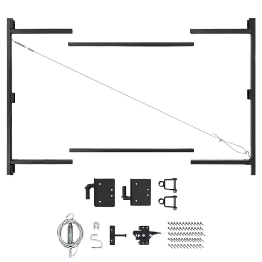 Adjust-A-Gate Steel Frame Gate Building Kit, 60"-96" Wide Opening Up To 6' High