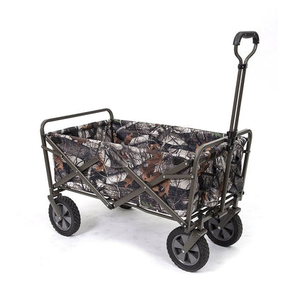 Mac Sports Collapsible Folding Outdoor Utility Garden Camping Wagon Cart, Camo