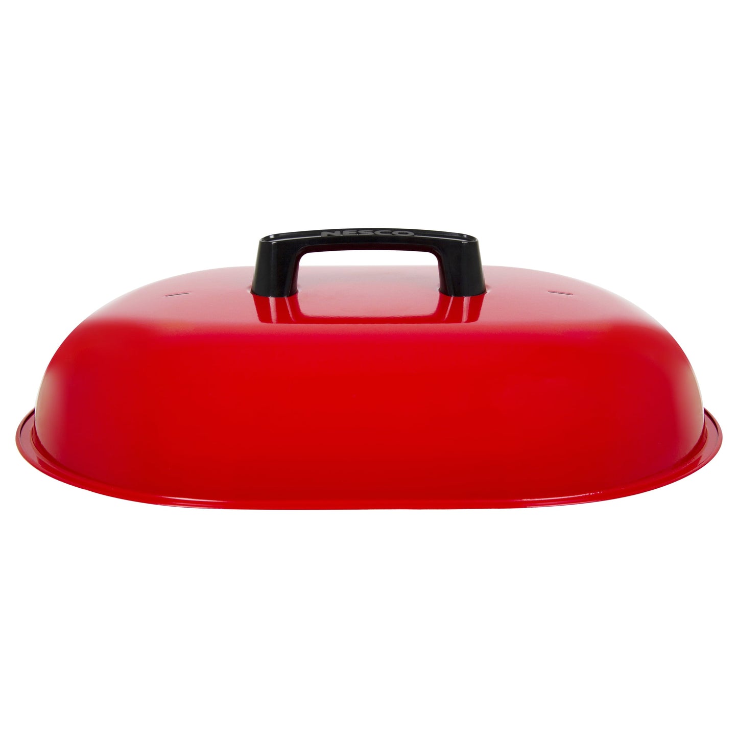 NESCO 18-Qt 1,450-Watt Roaster with Porcelain Cookwell, Chrome Red