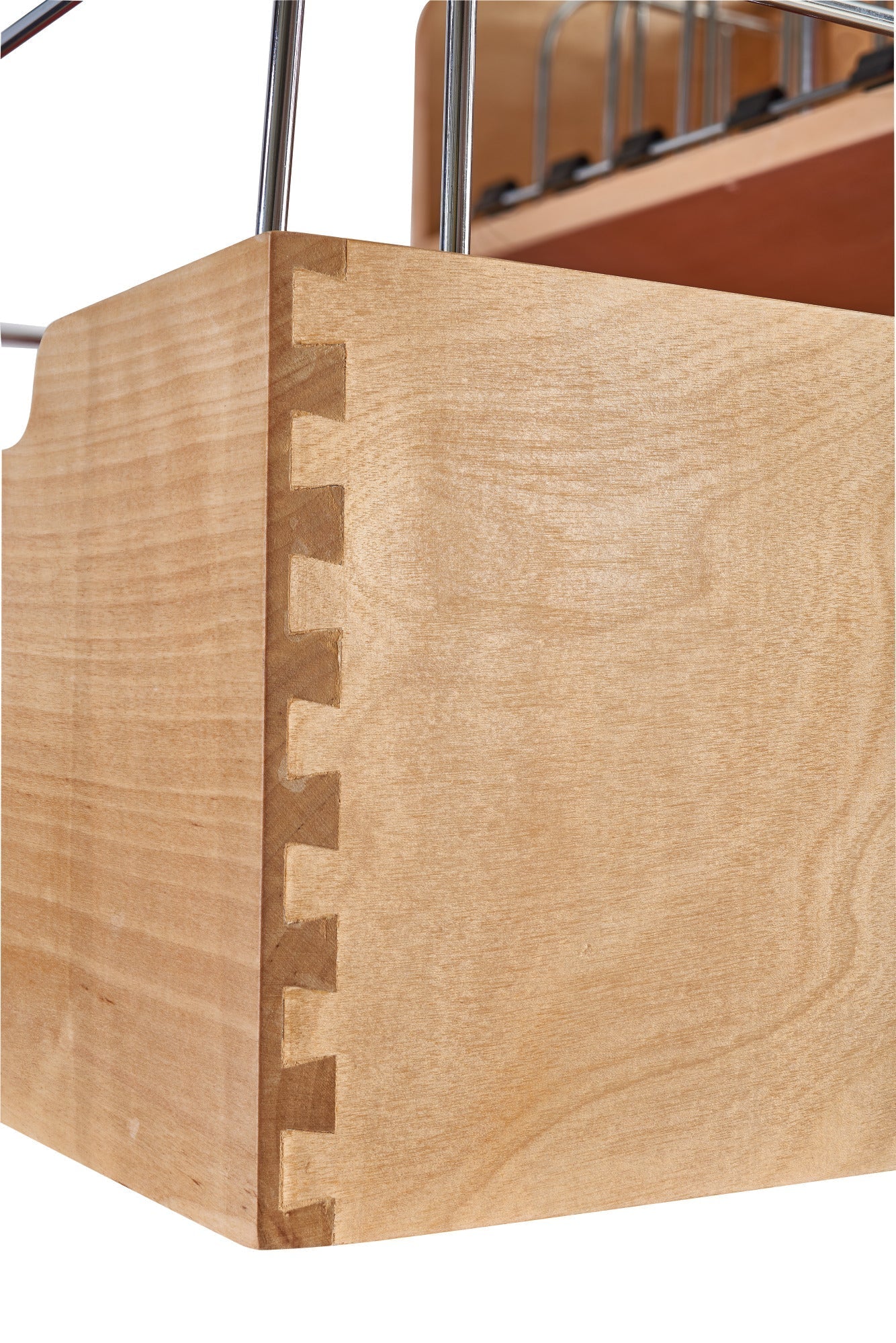 Rev-A-Shelf Food Storage Container Organizer w/ Soft-close, Natural, 4FSCO-24SC-1