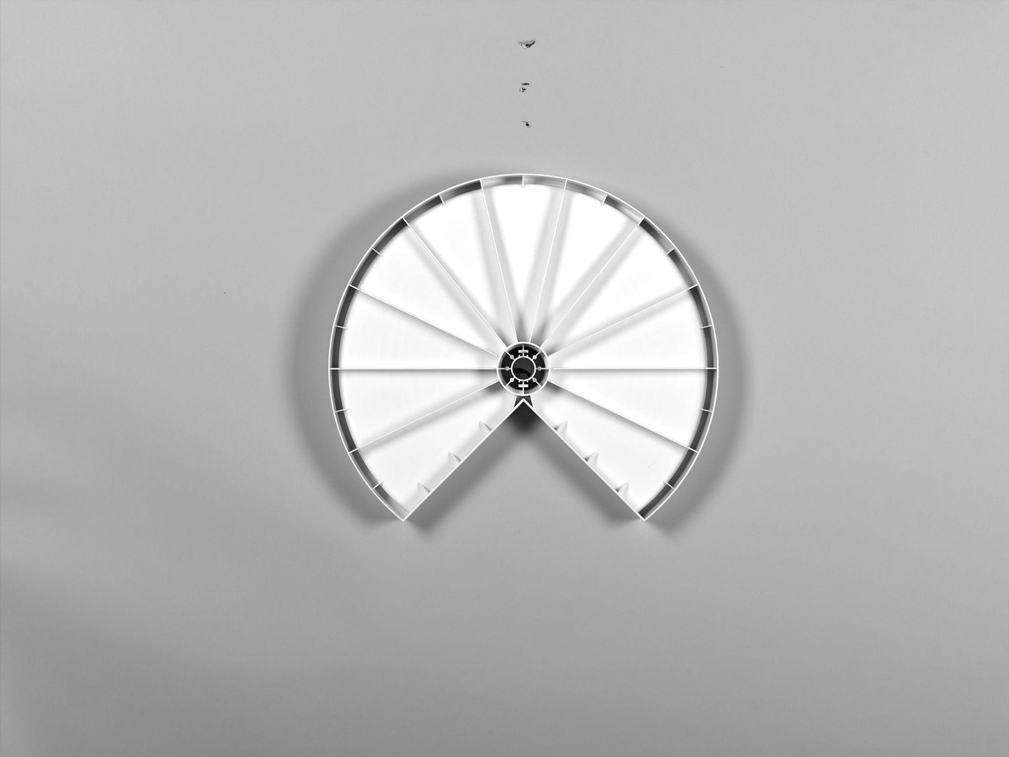 Rev-A-Shelf 28'' Lazy Susan Pie-Cut Polymer Two-Shelf, Almond, LD-2942-28-15-1