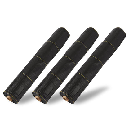 DeWitt Sunbelt 4'x300' Woven Weed Barrier Landscape Fabric Ground Cover (3 Pack)