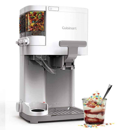 Cuisinart Mix It In Soft Serve Ice Cream Maker with Topping Dispensers