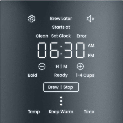 Chefman Caffeinator Drip 14-Cup Programmable Coffee Maker, Black