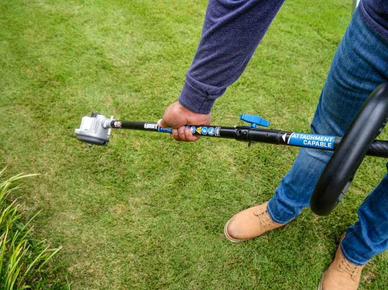 HART 40-Volt 15-inch SUPERCHARGE Carbon Fiber Shaft String Trimmer Kit, (1) 4.0 Lithium-Ion Battery