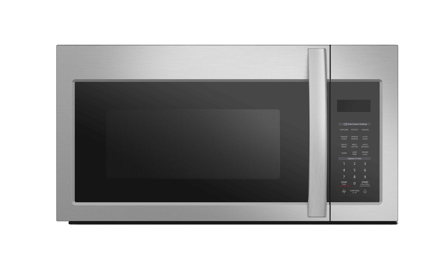 Black+Decker 1.9 Cu Ft 16.40 in Over The Range Microwave Oven in Stainless Steel