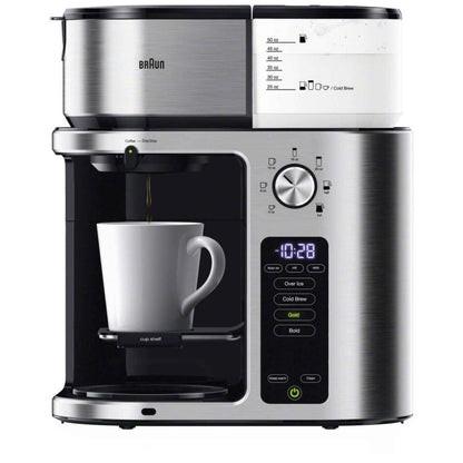 Braun MultiServe Drip Coffee, Single Serve Brewer, KF9270SI