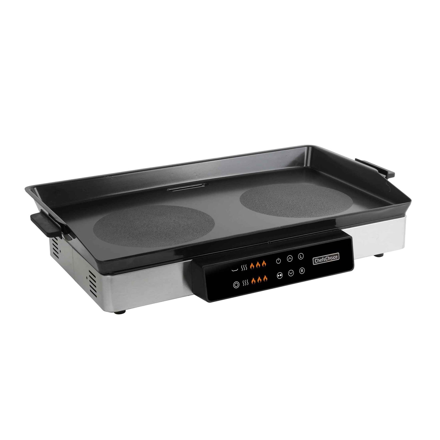 Chef'sChoice 2-in-1 Digital Griddle & Dual Burner, in Stainless Steel (GRCC2N1SS13)