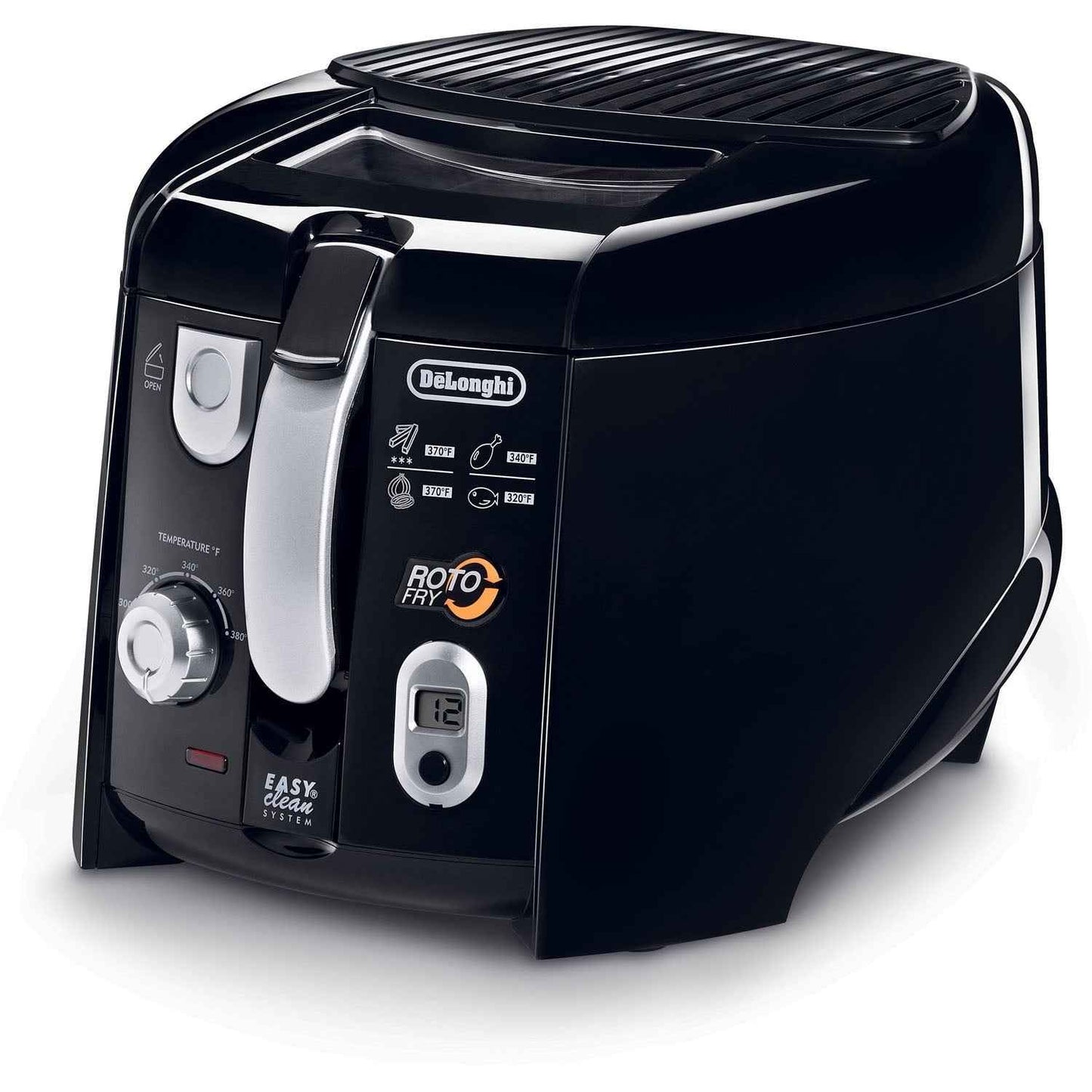 De'Longhi 2.2 Lb. Cool Touch Roto Deep Fryer - Black