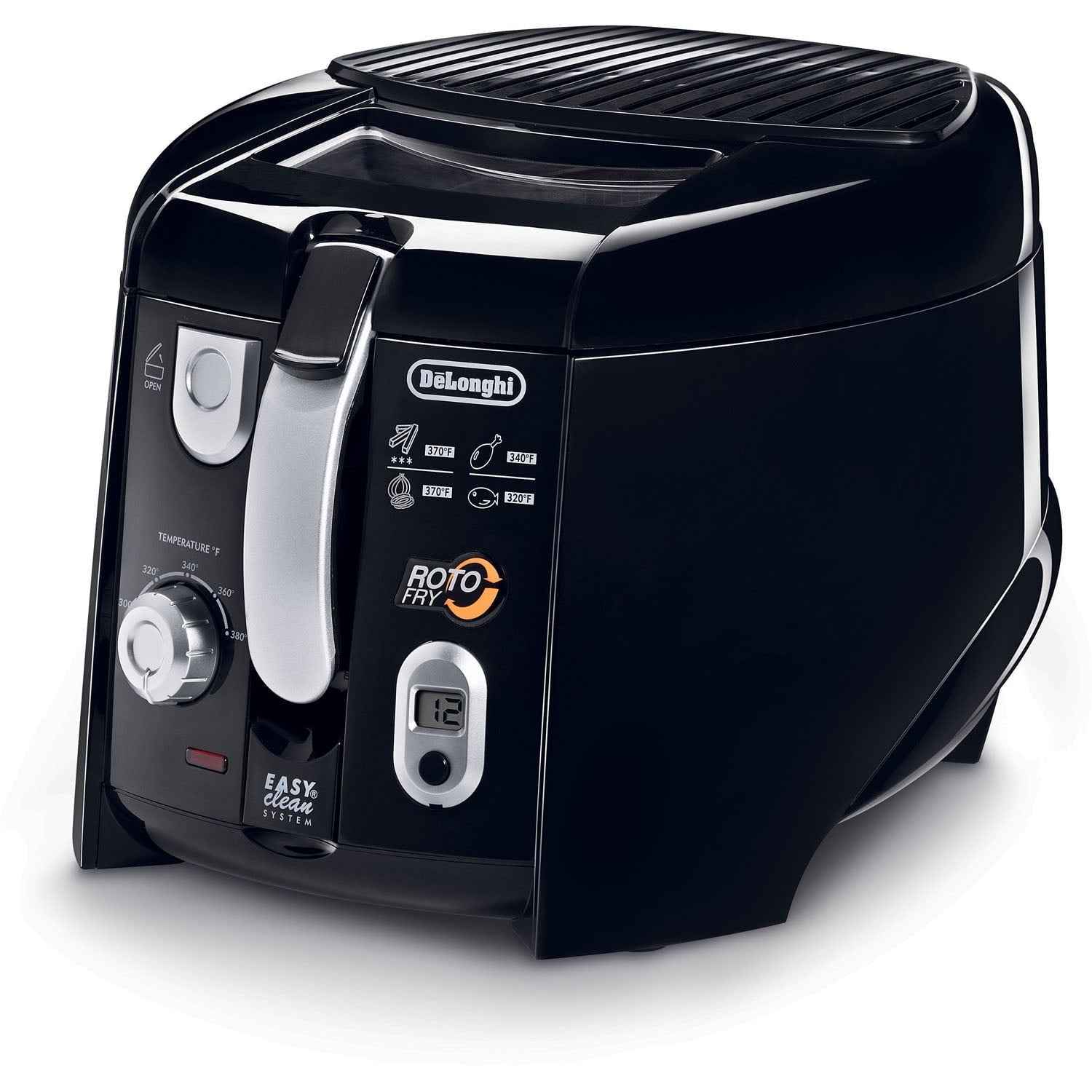 De'Longhi 2.2 Lb. Cool Touch Roto Deep Fryer - Black