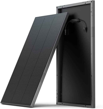 EF EcoFlow 2Pcs 100W 12V Solar Panel, High Efficiency Monocrystalline PV Modules, IP68 Waterproofing, Ideal for RV,Marine Rooftop, Farm Battery, Power Kits & Ecosystem