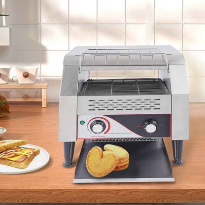 Electric Conveyor Toaster 1900W Stainless Steel Commercial Bread Toasting Machine