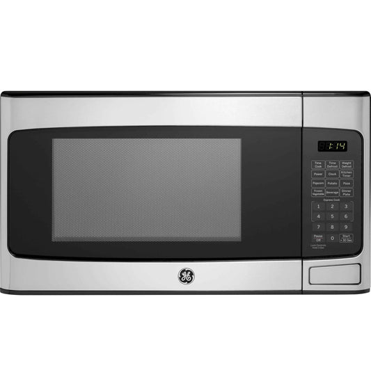 GE 1.1 Cu. Ft. Capacity Countertop Microwave Oven Stainless Steel