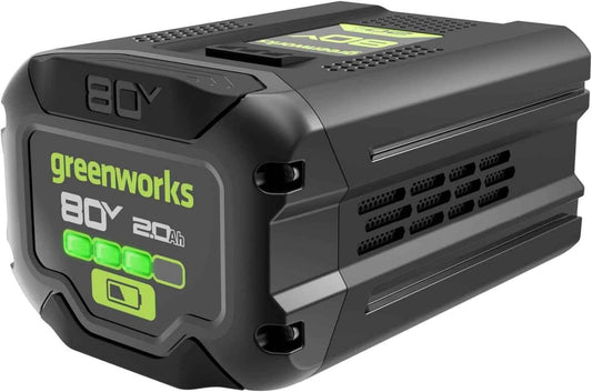 Greenworks 80V 2.0Ah Lithium-Ion Battery (Genuine Greenworks Battery / 75+ Compatible Tools)