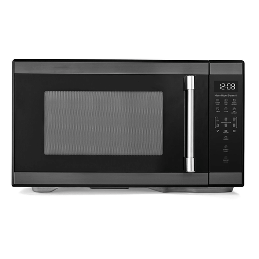 Hamilton Beach 1.1 Cu Ft Countertop Microwave Oven in Stainless Steel