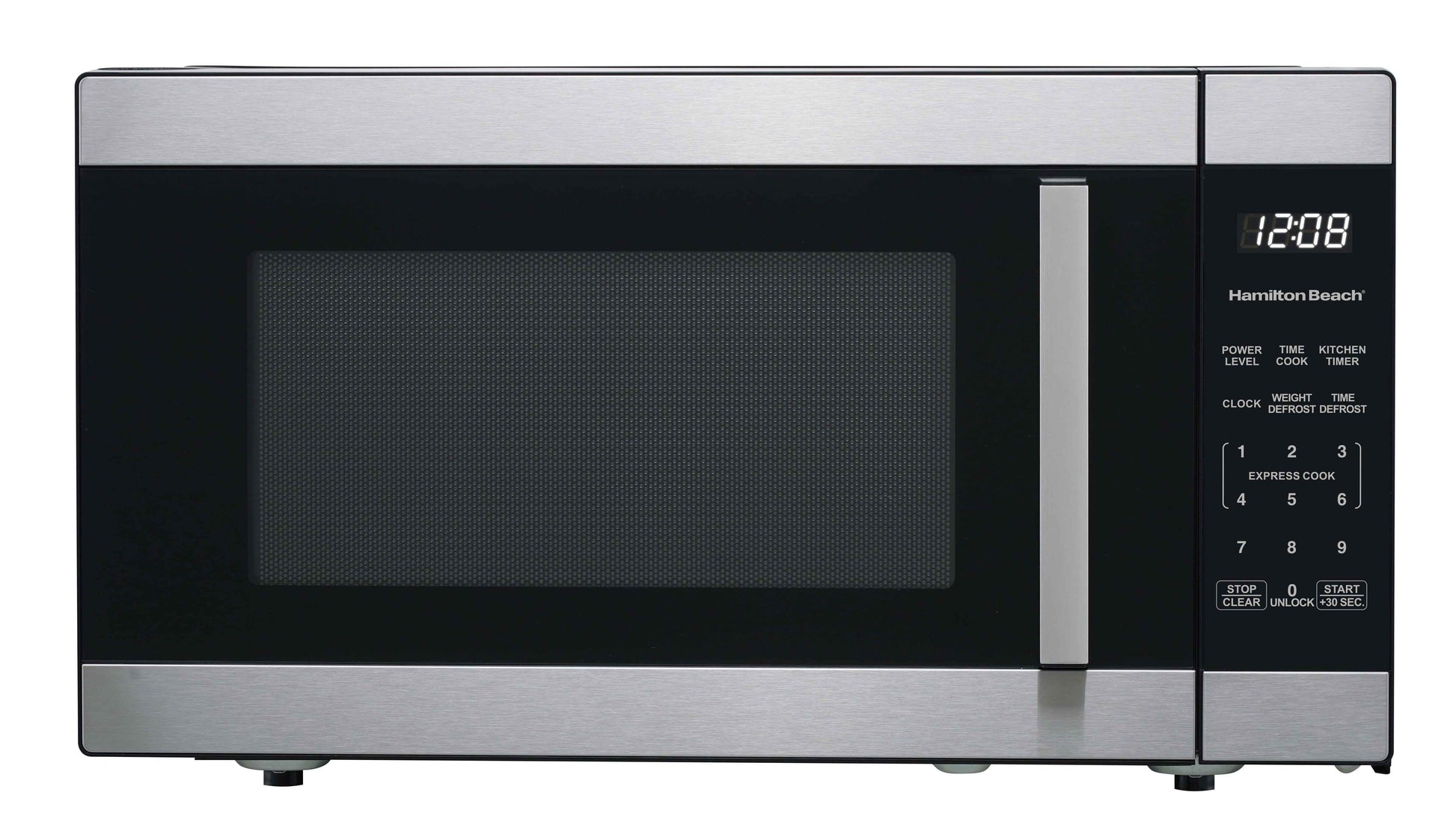 Hamilton Beach 1.6 Cu ft Sensor Cook Countertop Microwave Oven in Stainless Steel, New